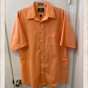 Stafford Mens Short Sleeve Stretch Dress Shirt